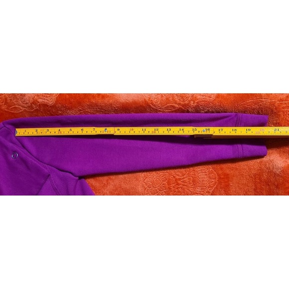 Talbots Petite Asymmetrical Zip Magenta Fleece Funnel Neck Moto Jacket - Picture 8 of 8